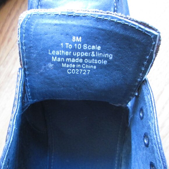 Men's preowned Kenneth Cole Reaction Leather Shoes size 8 - Picture 3 of 10